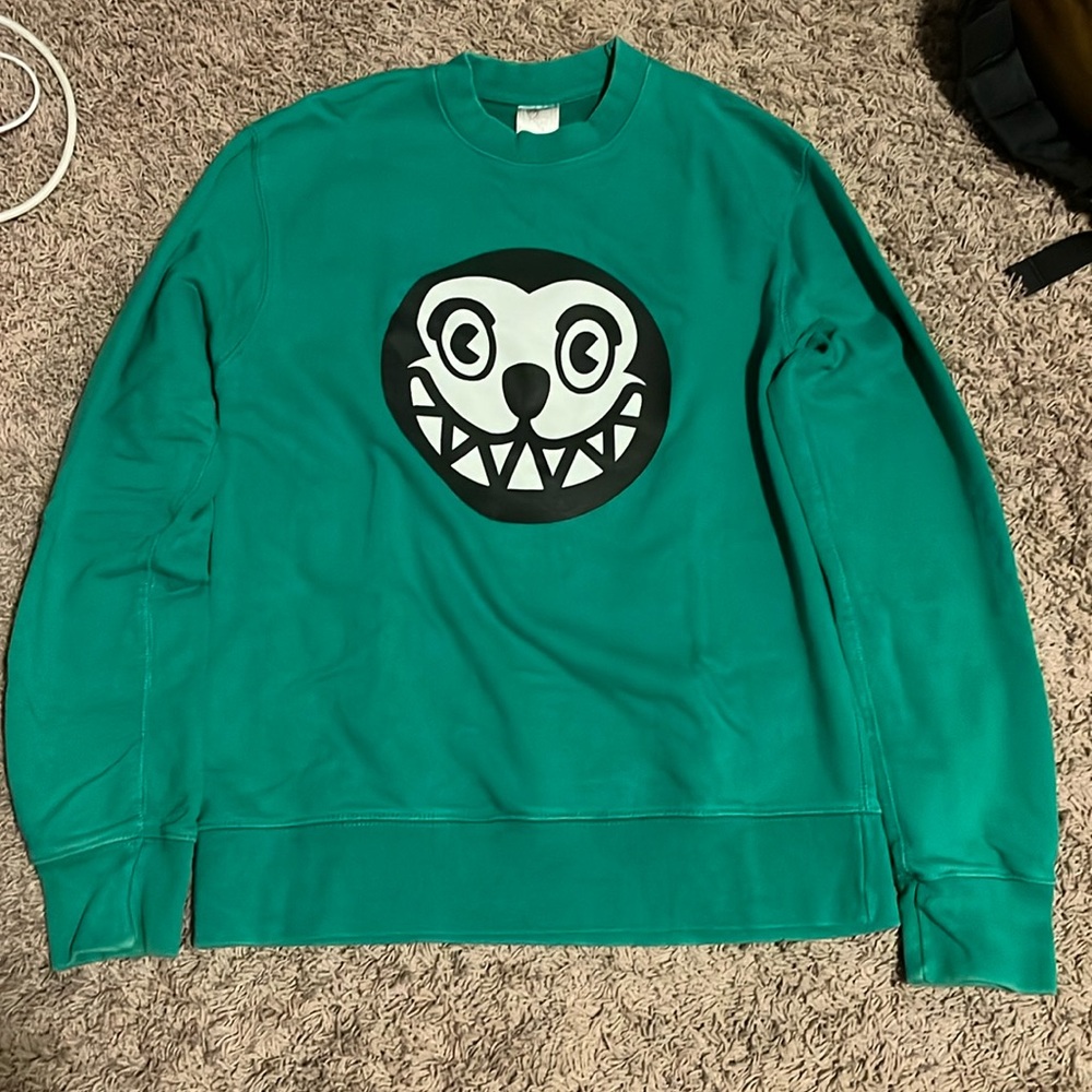 Mens Icecream green Dogface sweater